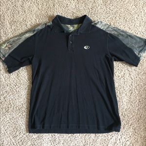 Men’s camo Mossy Oak polo! 🍁🦌🦃🐾